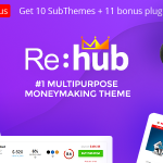 Free Download REHub Premium WordPress Theme v18.9.9 [Activated]