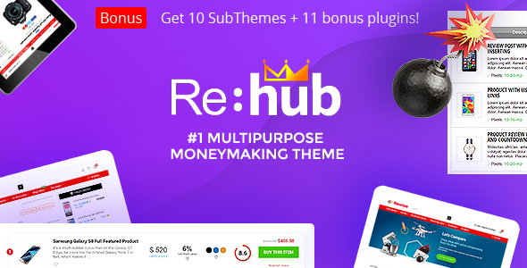 REHub Premium WordPress Theme v18.9.9 Latest Version